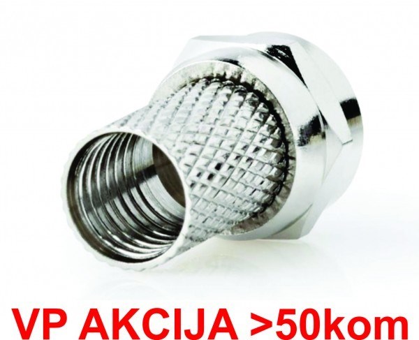 CON-FC-001 ** F muski konektor za RG6 kabl, 6.6mm, Zinc Alloy min.25kom (10,4) Konektori i moduli SOPING.RS 44 CON-FC-001 ** F muski konektor za RG6 kabl, 6.6mm, Zinc Alloy min.25kom (10,4) - Слика 4