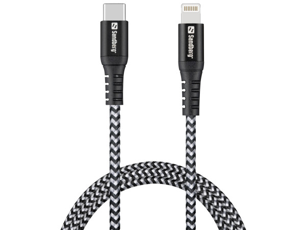 Kabl Sandberg Survivor 441-55 USB-C/Lightning 1m Punjači i auto držači za mobilne telefone SOPING.RS 41 Kabl Sandberg Survivor 441-55 USB-C/Lightning 1m