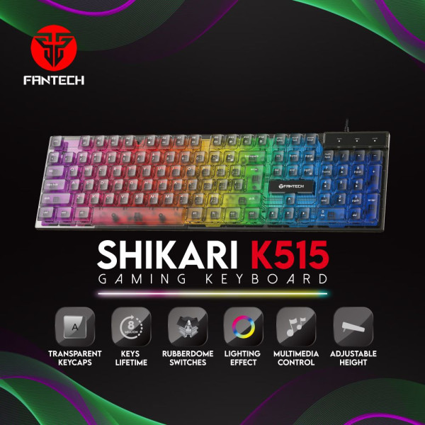 Tastatura USB Fantech K515 Shikari US crna Tastature SOPING.RS 41 Tastatura USB Fantech K515 Shikari US crna