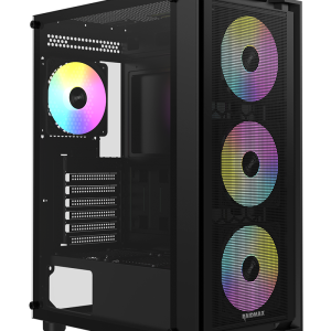 Kuciste Raidmax Vector 216 Black 4 x RGB fan/Window/650W