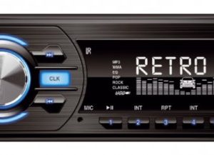 Auto radio SAL VB4000 FM, USB, SD, 3,5mm, Bluetooth, mikrofon 4x45W