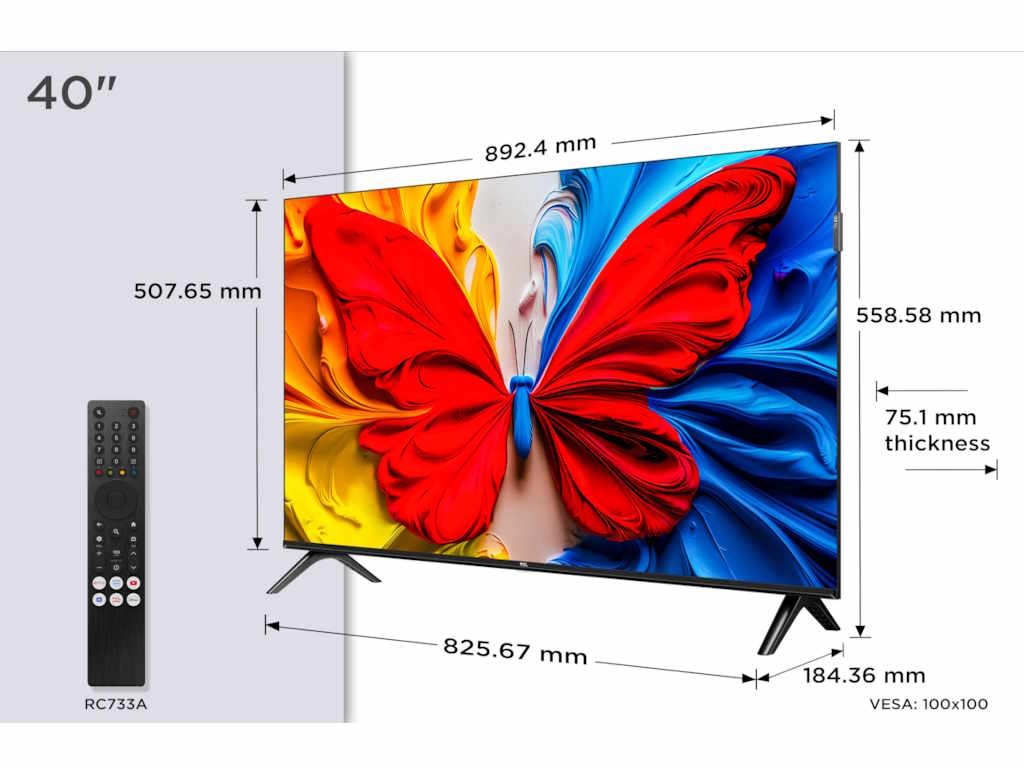 Televizor TCL 40S5K/QLED/40″/FullHD/60Hz/Android TV/crna Televizori SOPING.RS 43 Televizor TCL 40S5K/QLED/40"/FullHD/60Hz/Android TV/crna - Слика 3