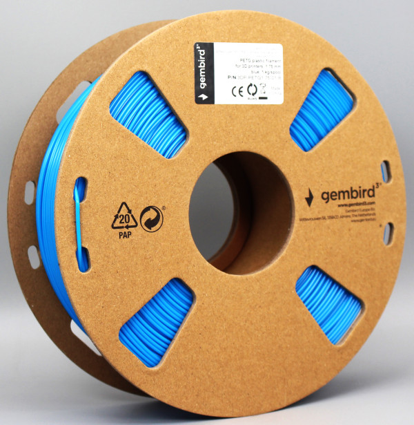 3DP-PETG1.75-01-B PETG Filament za 3D stampac 1.75mm, kotur 1KG Blue Oprema za 3D štampače SOPING.RS 41 3DP-PETG1.75-01-B PETG Filament za 3D stampac 1.75mm, kotur 1KG Blue
