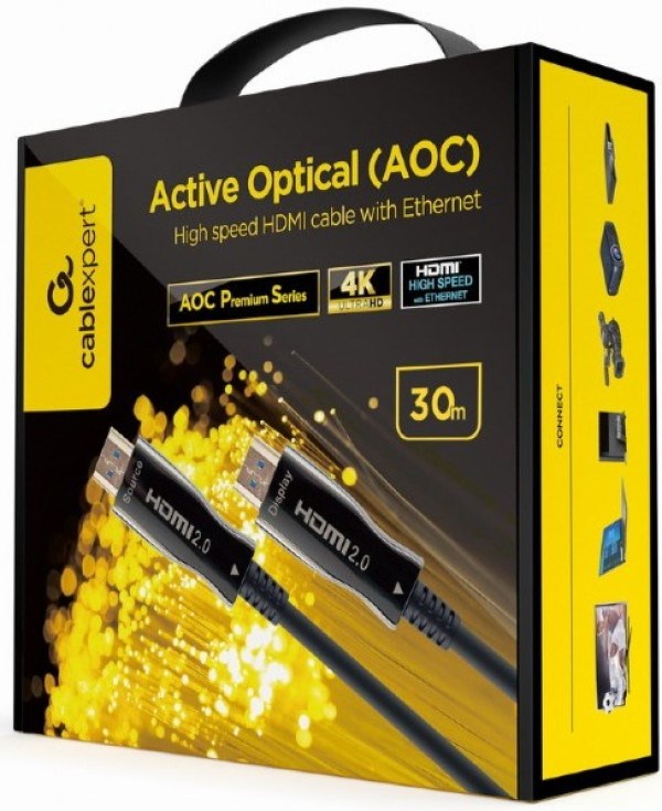 CCBP-HDMI-AOC-30M-02 Gembird Active Optical (AOC) High speed HDMI cable with Ethernet Premium 30m HDMI kablovi SOPING.RS 43 CCBP-HDMI-AOC-30M-02 Gembird Active Optical (AOC) High speed HDMI cable with Ethernet Premium 30m - Слика 3