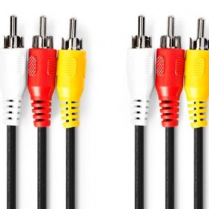 CVGP24300BK30 Kabl 3xRCA muski - 3xRCA muski 3m