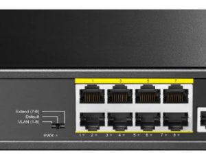 Cudy GS1010PS2 8-Port Gigabit PoE+ Switch with 2 Gigabit Uplink ports and 2 Gigabit SFP slot 120W