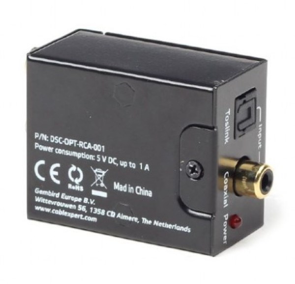 DSC-OPT-RCA-001 Gembird Digital to analog audio converter Video adapteri SOPING.RS 47 DSC-OPT-RCA-001 Gembird Digital to analog audio converter - Слика 7