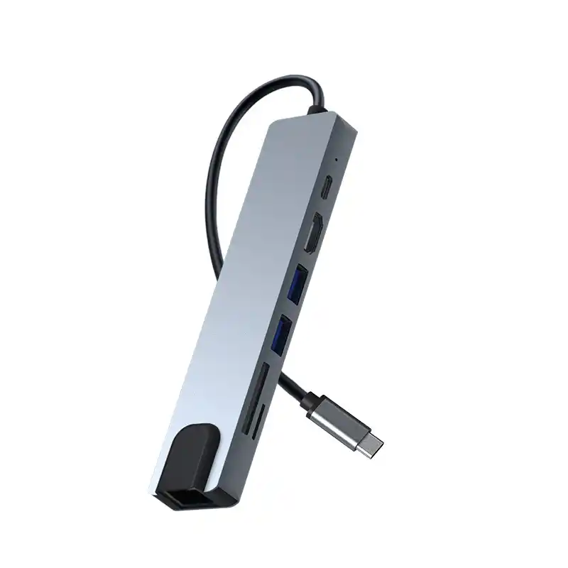 Adapter konverter TIP C 7/1 USB 3.0×2/Ethernet RJ45 /HDMI 4K 30HZ/PD/SD/TF USB adapteri SOPING.RS 44 Adapter konverter TIP C 7/1 USB 3.0x2/Ethernet RJ45 /HDMI 4K 30HZ/PD/SD/TF - Слика 4