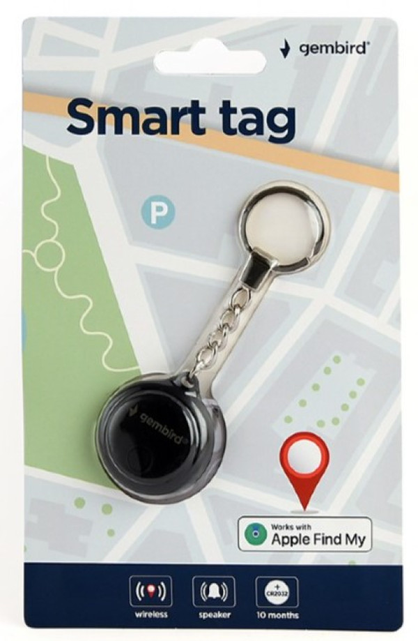 TA-TAG-01-BK Gembird Smart Tag, Black GPS Uredjaji SOPING.RS 41 TA-TAG-01-BK Gembird Smart Tag, Black