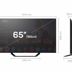Televizor TESLA 65E655BUS/D-LED/65"/UHD/Smart/Google TV/crna