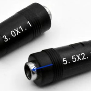 NPC-5.2x2.5mm 3.0x1.1mm DC to DC 20V Connector Black (L)