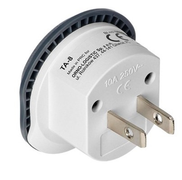 Travel adapter TA-8 USA 110-20V/10A Travel adapter (type A,B) Ostali adapteri SOPING.RS 41 Travel adapter TA-8 USA 110-20V/10A Travel adapter (type A,B)