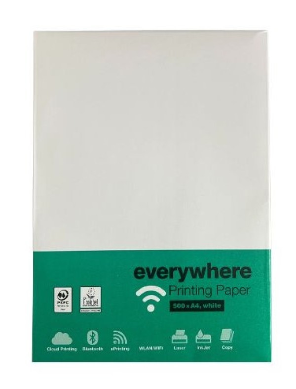 Papir Fotokopir Everywhere A4/75g m2/ 500Lista za laser, inkjet i fotokopir masine Ris papira Papir SOPING.RS 41 Papir Fotokopir Everywhere A4/75g m2/ 500Lista za laser, inkjet i fotokopir masine Ris papira