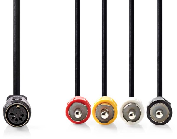 CAGL20475BK02 DIN Audio Kabl, DIN 5-Pin Zenski, 4x RCA Muski, Niklovan, 0.20 m, Okrugli, PVC, Crni Audio kablovi SOPING.RS 43 CAGL20475BK02 DIN Audio Kabl, DIN 5-Pin Zenski, 4x RCA Muski, Niklovan, 0.20 m, Okrugli, PVC, Crni - Слика 3