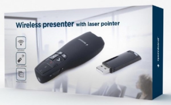 WP-L-12 Gembird Wireless prezenter, laser pointer Oprema za projektore SOPING.RS 45 WP-L-12 Gembird Wireless prezenter, laser pointer - Слика 5