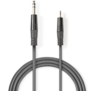 COTH23205GY30 Stereo Audio Cable 6.35mm muski na 3.5mm muski, 3m, Dark Grey Audio kablovi SOPING.RS COTH23205GY30 Stereo Audio Cable 6.35mm muski na 3.5mm muski, 3m, Dark Grey