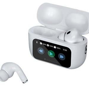 REMAX W30 White Noise-Cancelling True Wireless Earbuds with Touchscreen