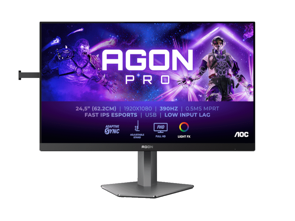 Monitor AOC AGON AG256FS 24.5″/IPS/1920×1080/390Hz/1ms GtG/HDMIx2,DP,USB/adaptive sync/pivot/crna Monitori SOPING.RS 41 Monitor AOC AGON AG256FS 24.5"/IPS/1920x1080/390Hz/1ms GtG/HDMIx2,DP,USB/adaptive sync/pivot/crna