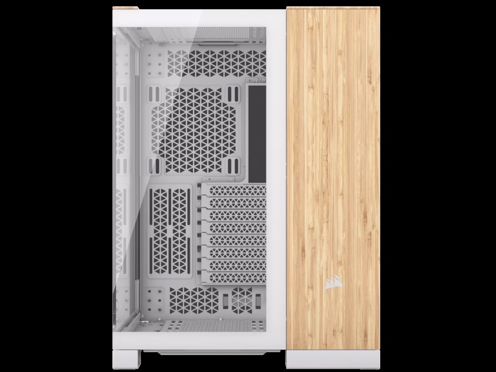 Kucište CORSAIR 6500X Mid-Tower/dve komore/kaljeno staklo/bez napajanja/bela/bambus drvo Kućišta računara SOPING.RS 45 Kucište CORSAIR 6500X Mid-Tower/dve komore/kaljeno staklo/bez napajanja/bela/bambus drvo - Слика 5