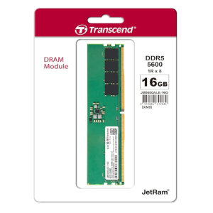 Memorija TRANSCEND 16GB/DIMM/DDR5/4800MHz/CL40/crna