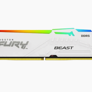 Memorija KINGSTON 16GB/DIMM/DDR5/5600MHz/CL40/FURY Beast RGB/bela