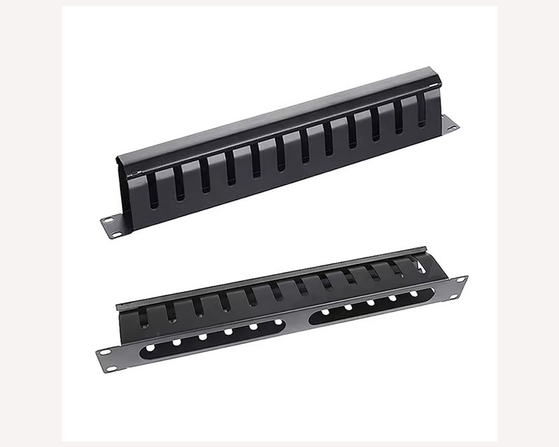 Panel ranzirni 19 inča, kanalica, metalni, 1U Konektori i moduli SOPING.RS 41 Panel ranzirni 19 inča, kanalica, metalni, 1U