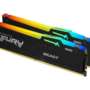 DIMM DDR5 64GB (2x32GB kit) 5600MT/s KF556C36BBEAK2-64 Fury Beast RGB EXPO