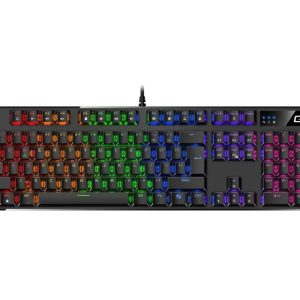 Scorpion K12 Plus Gaming RGB USB US crna tastatura