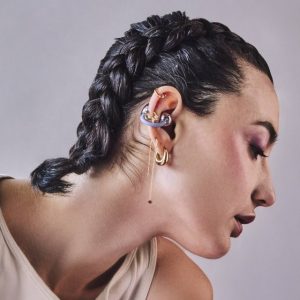 ChicPods Earphones Violet slušalice sa mikrofonom ljubičaste