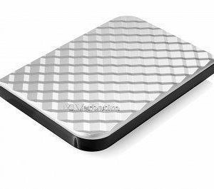 Verbatim HDD 2TB Silver Kocka (53198)