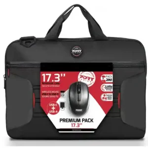 Torba za Laptop 17.3 Port Designs Premium pack + miš