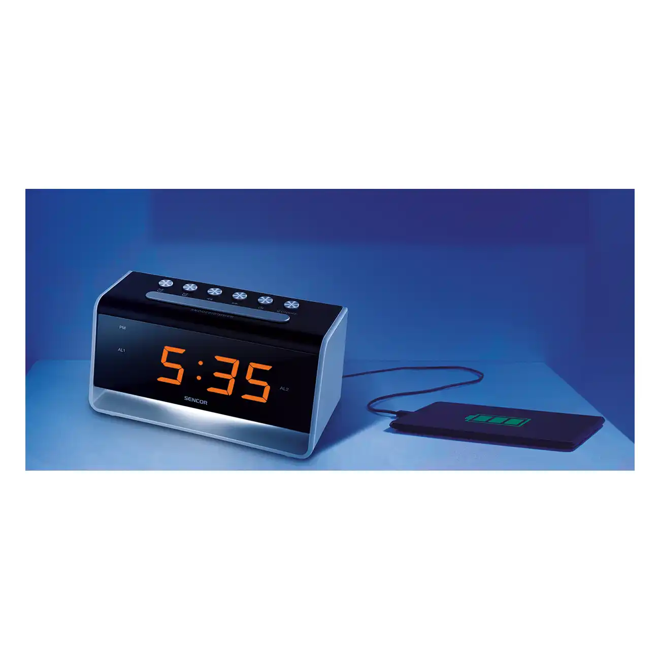 Digitalni sat sa alarmom SENCOR SDC 4400W Kućni satovi SOPING.RS 42 Digitalni sat sa alarmom SENCOR SDC 4400W - Слика 2