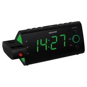 Digitalni sat sa alarmom SENCOR SRC 330 GN zeleni
