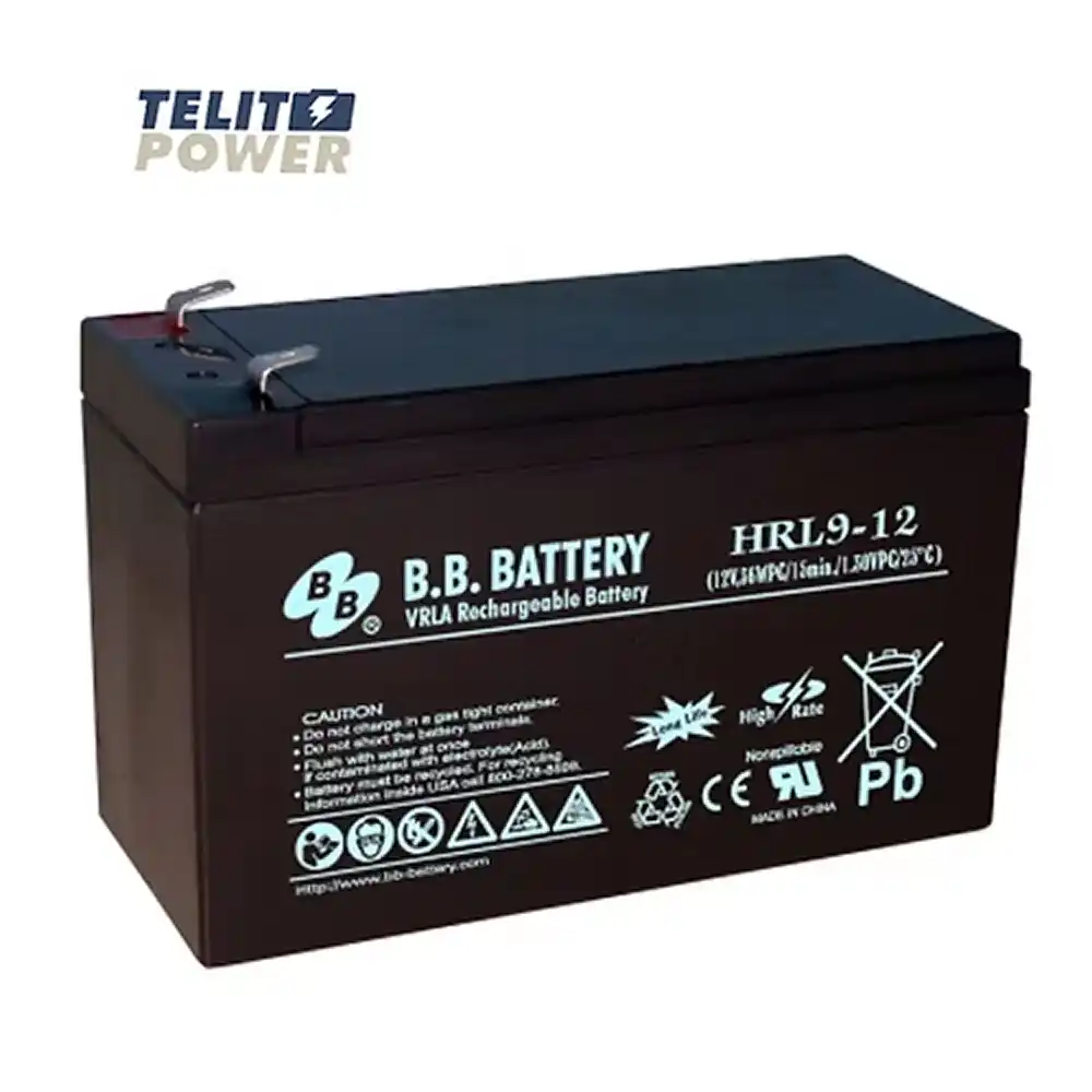 Baterija za UPS 12V 9Ah HRL9-12 BB terminal T2 Baterije i punjači SOPING.RS 41 Baterija za UPS 12V 9Ah HRL9-12 BB terminal T2