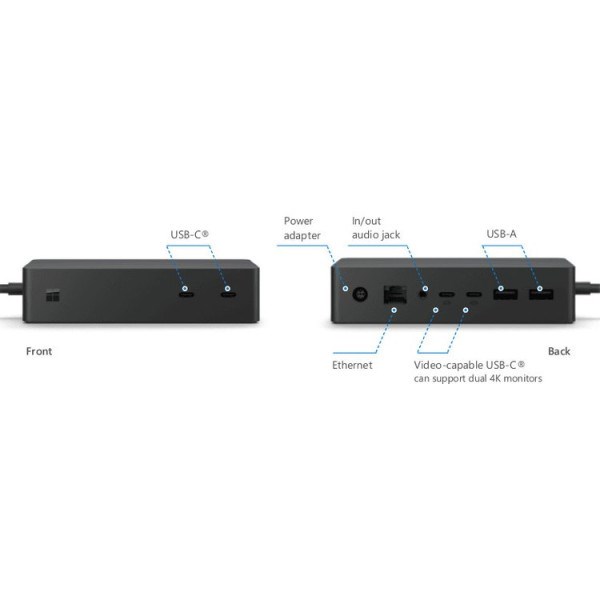 Microsoft Surface Pro/Book Docking Station USB-C x 4/1GK-00002 Docking station SOPING.RS 44 Microsoft Surface Pro/Book Docking Station USB-C x 4/1GK-00002 - Слика 4