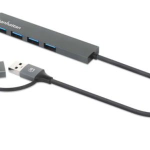 USB-C/USB-A HUB 4port Manhattan 181006 4xUSB-A 3.2/5Gbps/Crni