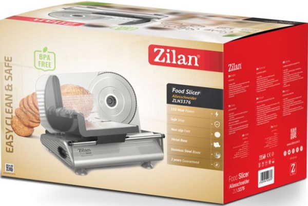 Zilan ZLN3376 Električna mesoreznica, 150 W, debljina reza 0-15 mm Mesoreznica SOPING.RS 43 Zilan ZLN3376 Električna mesoreznica, 150 W, debljina reza 0-15 mm - Слика 3