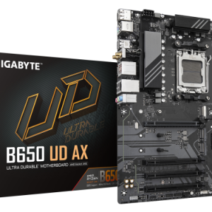 AM5, B650 Chipset, 4x DDR5, SuperSpeed Storage：1*PCIe 5.0 + 2*PCIe 4.0 M.2 Connectors - B650 UD AX