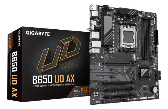 AM5, B650 Chipset, 4x DDR5, SuperSpeed Storage:1*PCIe 5.0 + 2*PCIe 4.0 M.2 Connectors – B650 UD AX Matične ploče SOPING.RS 41 AM5, B650 Chipset, 4x DDR5, SuperSpeed Storage:1*PCIe 5.0 + 2*PCIe 4.0 M.2 Connectors - B650 UD AX