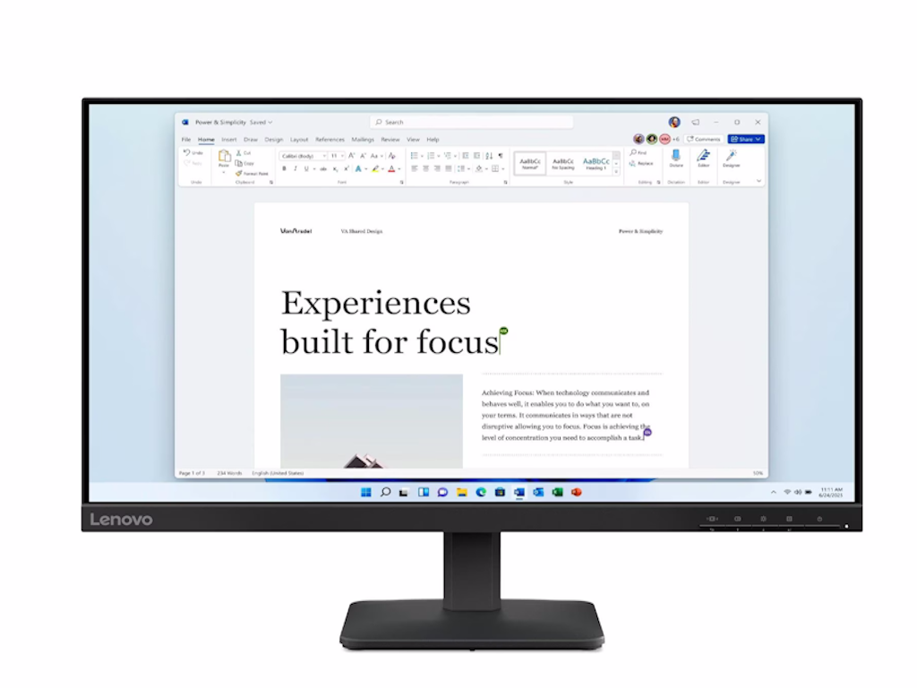 Monitor LENOVO L24-4e 23.8 “/IPS/1920×1080/100Hz/4ms/HDMI, VGA/crna Monitori SOPING.RS 41 Monitor LENOVO L24-4e 23.8 "/IPS/1920x1080/100Hz/4ms/HDMI, VGA/crna