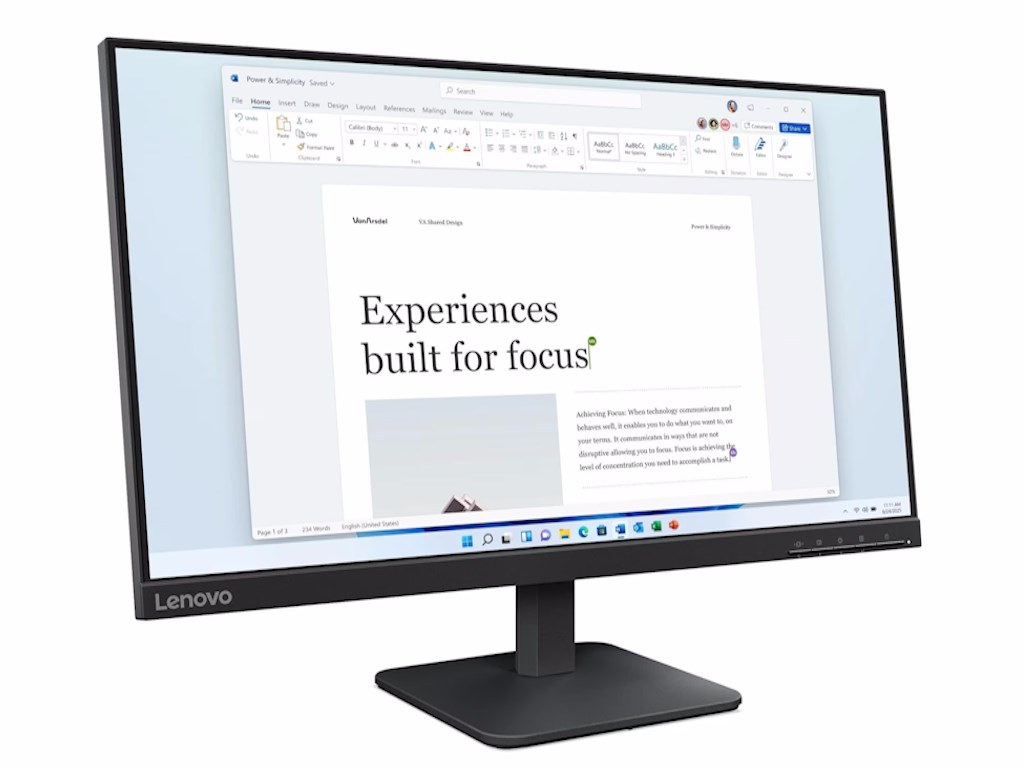 Monitor LENOVO L24-4e 23.8 “/IPS/1920×1080/100Hz/4ms/HDMI, VGA/crna Monitori SOPING.RS 43 Monitor LENOVO L24-4e 23.8 "/IPS/1920x1080/100Hz/4ms/HDMI, VGA/crna - Слика 3