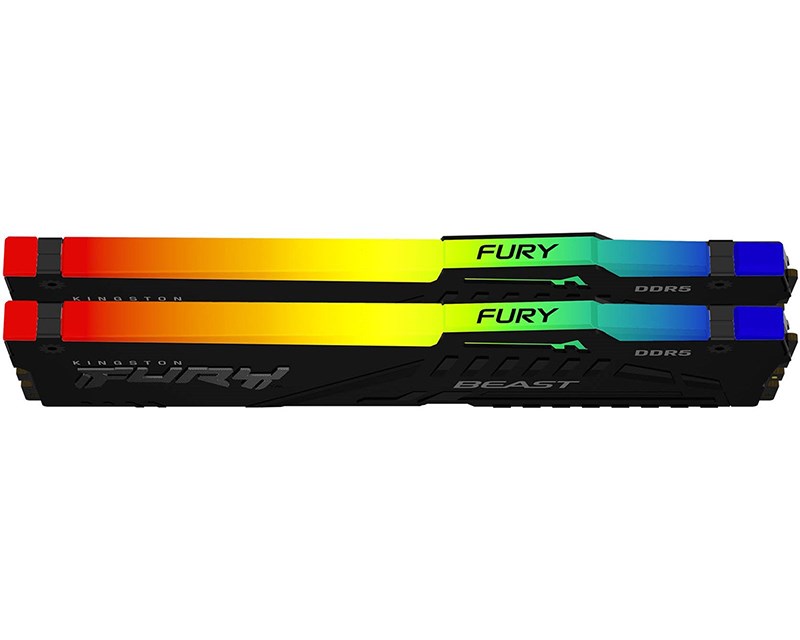 DIMM DDR5 64GB (2x32GB kit) 5200MT/s KF552C40BB2AK2-64 FURY Beast Black RGB EXPO Memorije SOPING.RS 41 DIMM DDR5 64GB (2x32GB kit) 5200MT/s KF552C40BB2AK2-64 FURY Beast Black RGB EXPO