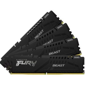 DIMM DDR5 128GB (4x32GB kit) 5200MT/s KF552C40BBK4-128 FURY Beast Black XMP