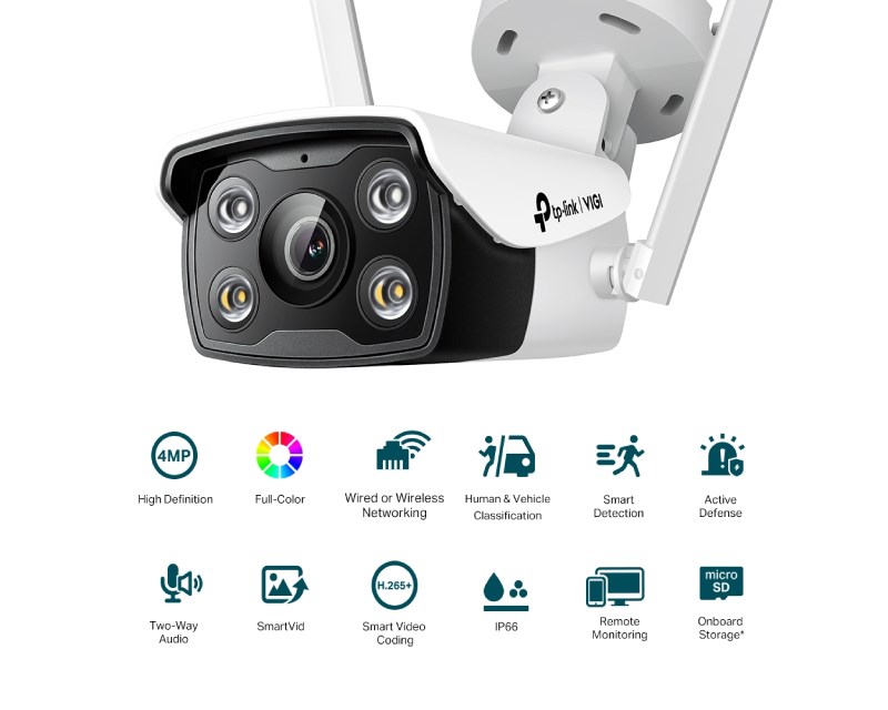 VIGI C340-W Bullet kamera WiFi Full-Colour 4mm IR30m Sigurnosne kamere SOPING.RS 41 VIGI C340-W Bullet kamera WiFi Full-Colour 4mm IR30m