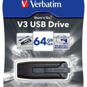Verbatim V3 USB 64GB 3.0 Grey (49174) USB Flash SOPING.RS Verbatim V3 USB 64GB 3.0 Grey (49174)