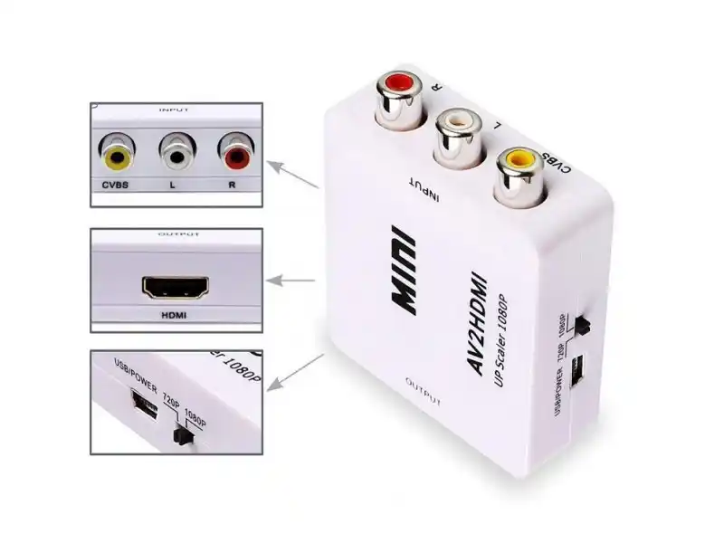 adapter konverter AV-HDMI Kettz RC2-HD13 Video adapteri SOPING.RS 43 adapter konverter AV-HDMI Kettz RC2-HD13 - Слика 3