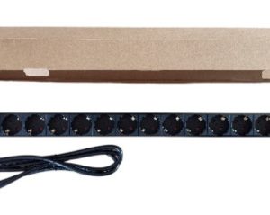 ExeLink Razvodni PDU panel za rack 19 in, sa 15 uticnih mesta, kabl 2m (aluminijum)