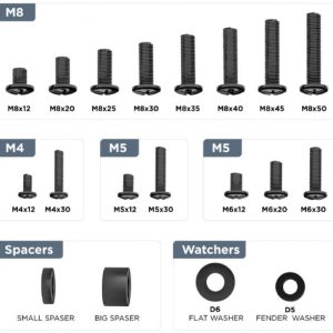 WM-KIT-01 Univerzalni komplet šrafova za montažu na zid TV nosaca