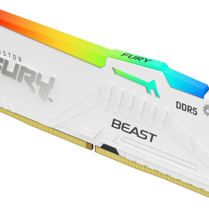 Memorija KINGSTON 16GB/DIMM/DDR5/5200MHz/CL40/FURY Beast RGB/bela