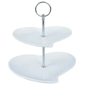 Vilde 122936 - Porcelanski  stalak na  2 sprata za serviranje / prezentaciju, 21